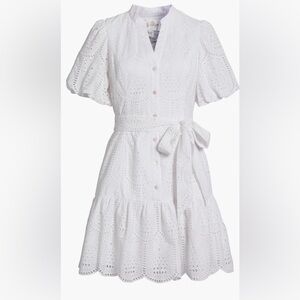Lilly Pulitzer White Eyelet Mini Dress